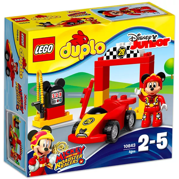 LEGO DUPLO: Maşină de curse a lui Mickey 10843