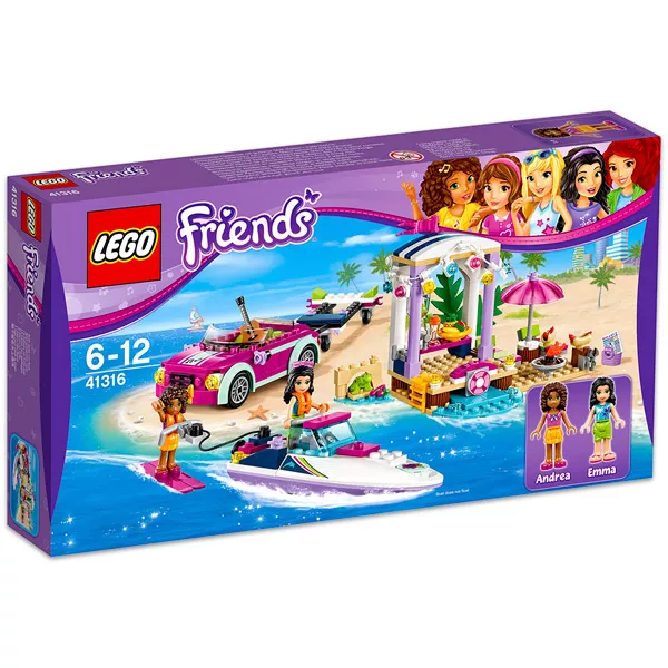 LEGO Friends: Barca transportoare cu motor a Andreei 41316