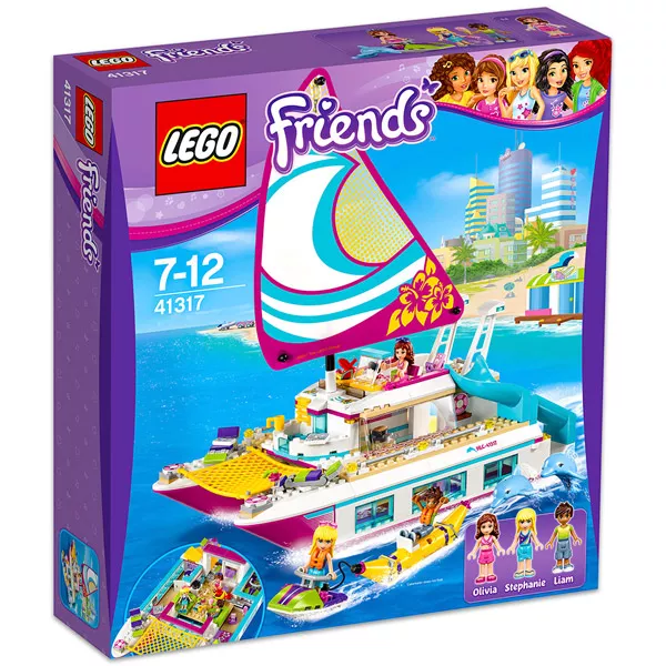 LEGO Friends 41317 - Napsütötte katamarán