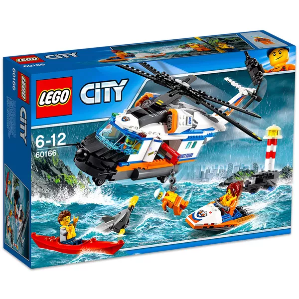 LEGO City 60166 - Nagy teherbírású mentőhelikopter