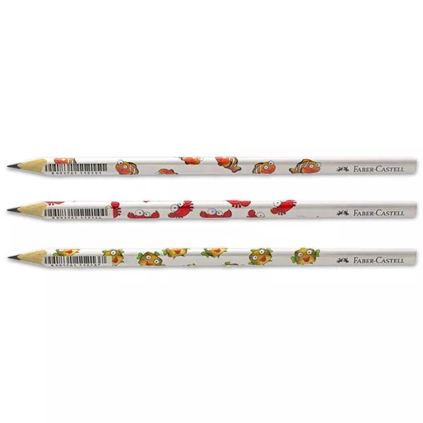Faber-Castell: creion grafit HB cu model animale marine - diferite 