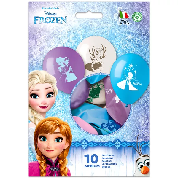 Prinţesele Disney: Frozen baloane colorate - 10 buc.