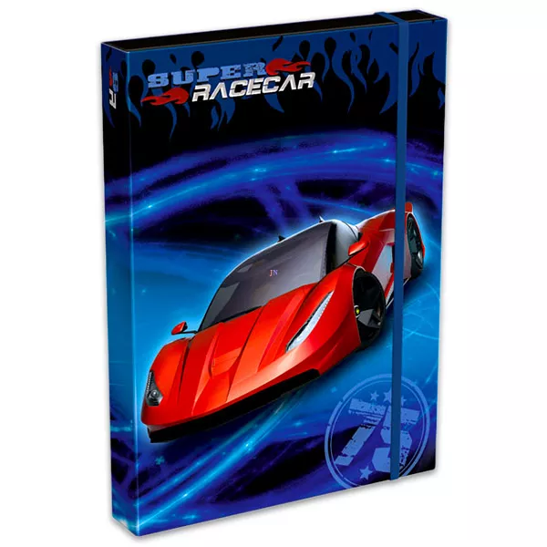 Super Racecar füzetbox - A5-ös, kék