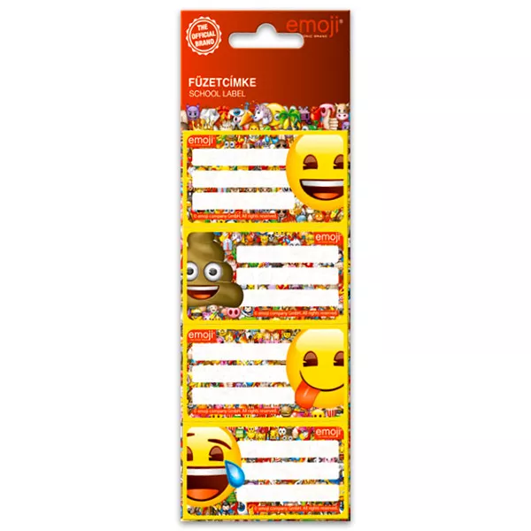 Emoji 12 darabos öntapadós füzetcímke 