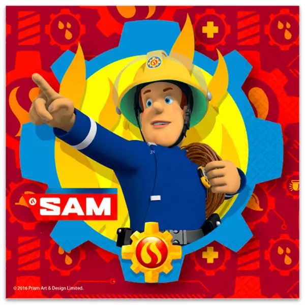 Pompierul Sam: şerveţele - 20 buc.