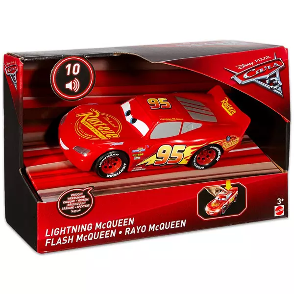 Cars 3: Maşinuţă Fulger McQueen cu sunet şi lumină