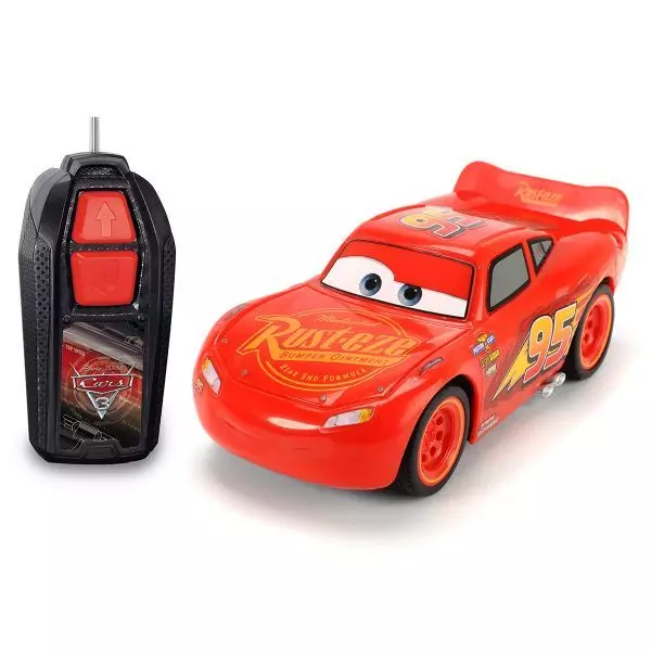 Cars 3: Maşinuţă cu telecomandă Single-Drive Fulger McQueen