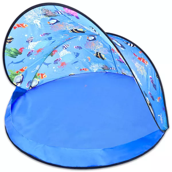 Strand sátor UV védelemmel - kék