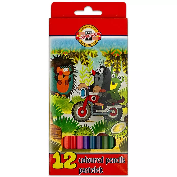 Kisvakondos 12 darabos színes ceruza 