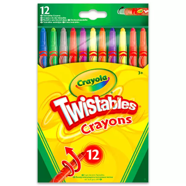 Crayola: pastele care se pot răsuci - 12 buc.