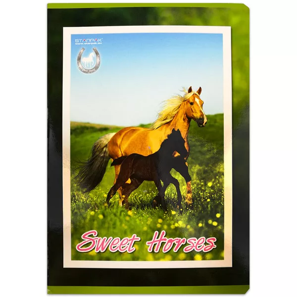 Sweet Horses lovas 3. osztályos vonalas füzet - A5-ös, 14-32