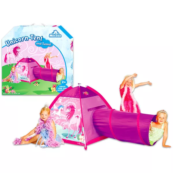 Design Unicorn: cort pentru copii cu tunel