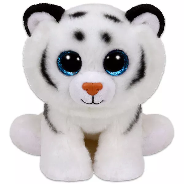 TY Beanie Boos: Tundra fehér tigris plüssfigura - 15 cm