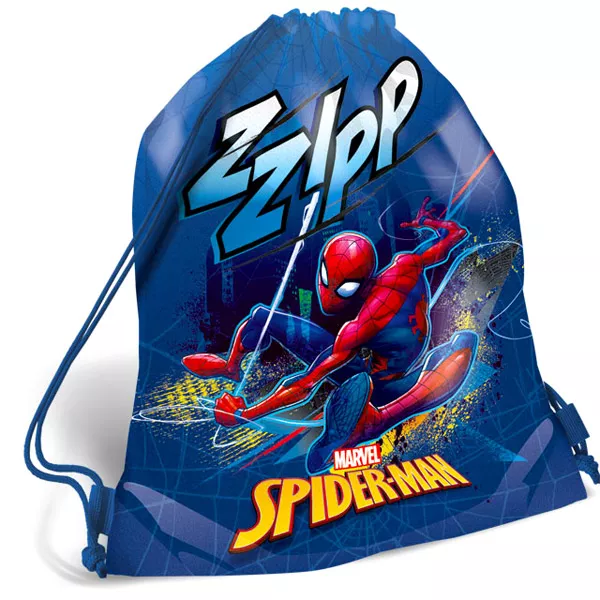 Spider-Man: Zzipp sac de umăr sport - albastru