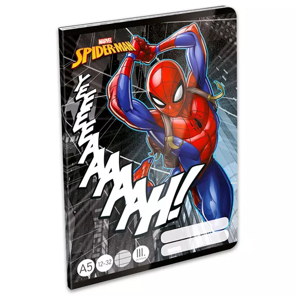 Spider-Man: caiet cu linii pentru clasa a III-a - A5, 12-32 - diferite
