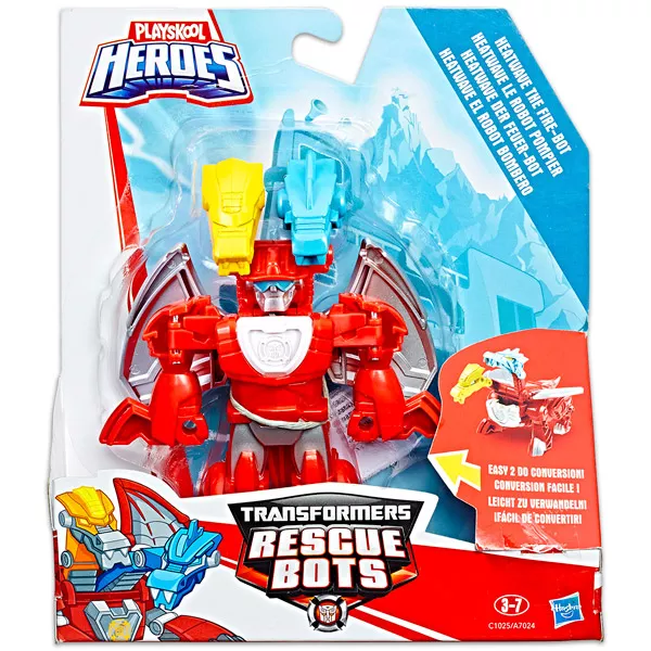 PlaySkool Heroes: Figurină Transformers Heatwave Fire-Bot - 12 cm