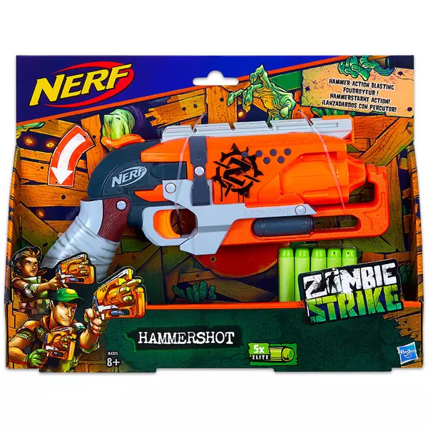 NERF: Zombie Strike Hammershot Blaster
