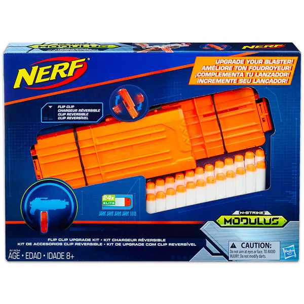 NERF: N-Strike Modulus Flip Clip cu 24 proiectile