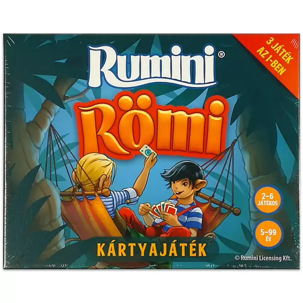Rumini: Rummy joc de cărţi - cu instrucţiuni în lb. maghiară