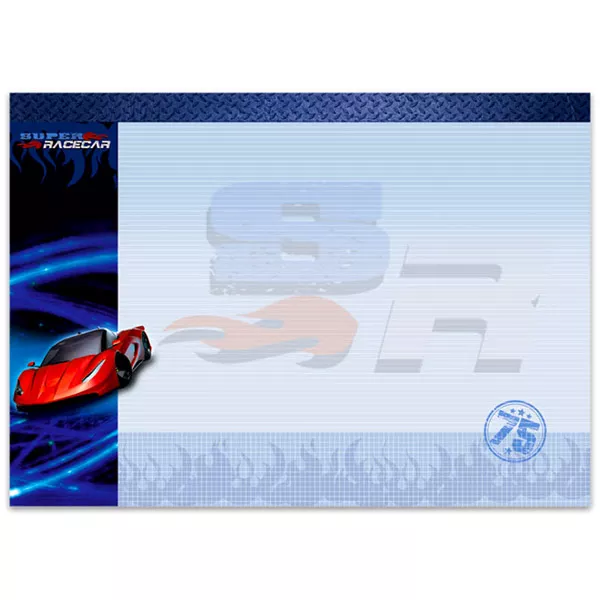 Super Racecar: Red Lightning asztali könyöklő 