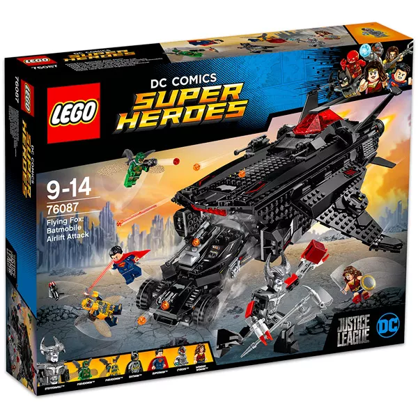 LEGO Super Heroes: Repülő róka - Batmobil légitámadás 76087