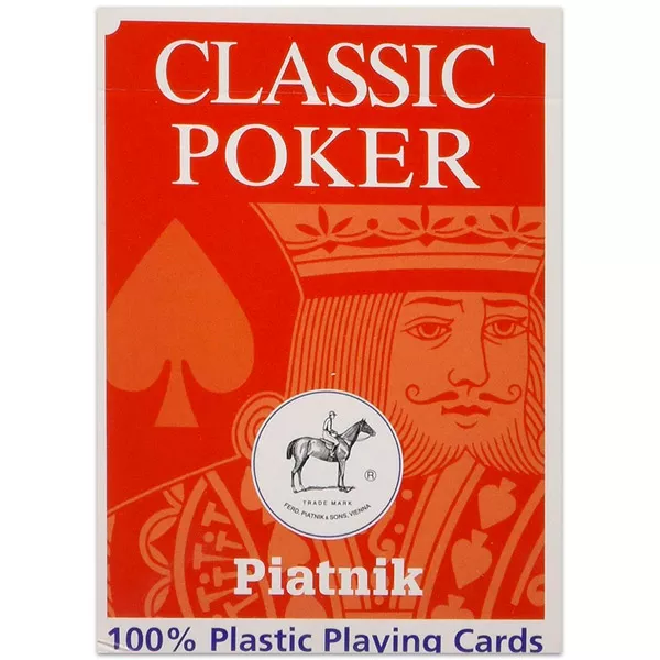 Klasszikus műanyag 55 lapos póker kártya 