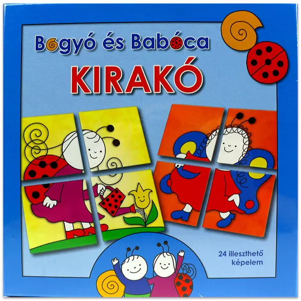Bogyó şi Babóca: joc de puzzle cu instrucţiuni în lb. maghiară