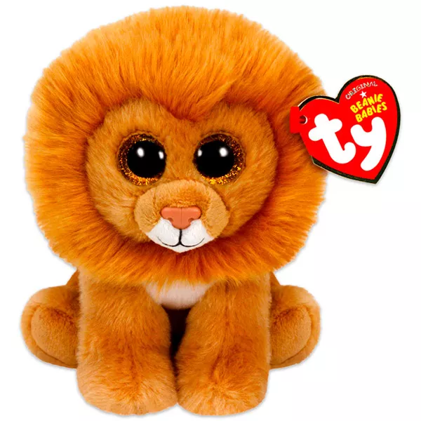 TY Beanie Babies: Louie kölyök oroszlán plüssfigura - 15 cm
