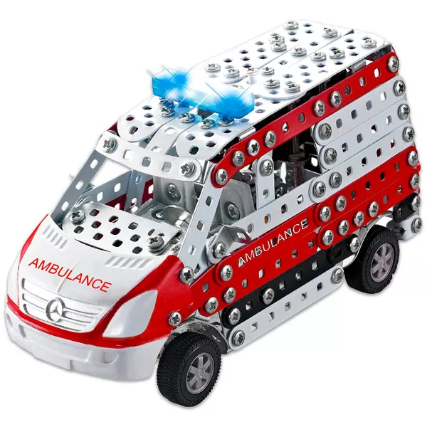 Tronico: fém építőjáték - mentőautó