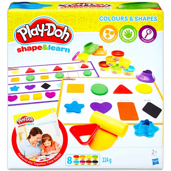 Play-Doh: Set plastilină Culori şi forme 