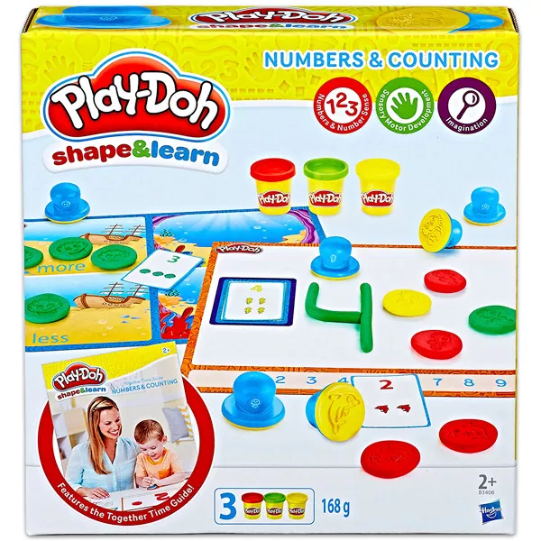 Play-Doh: Set plastilină Cifre şi numărarea 