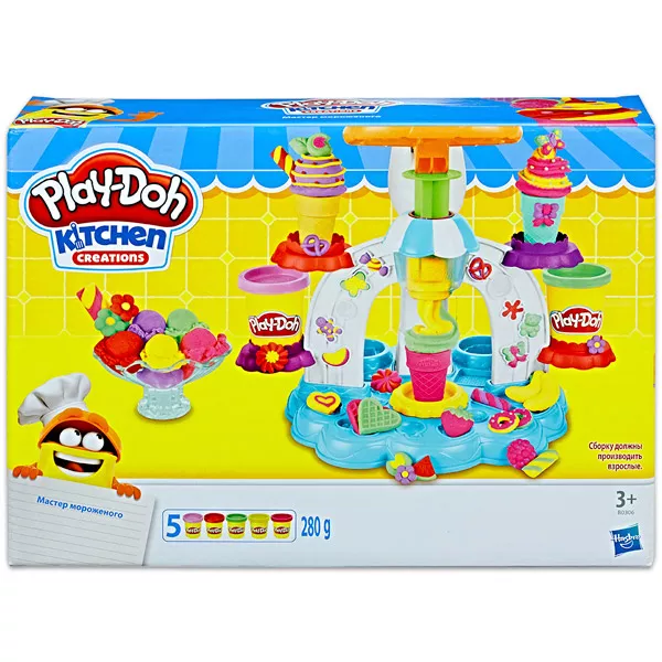 Play-Doh: Set de plastilină Fabrica de dulciuri şi îngheţă