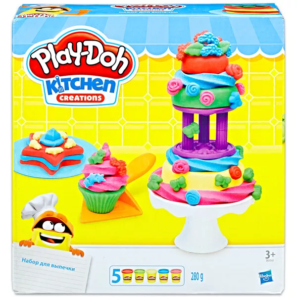 Play-Doh: Set de plastilină Prăjituri decorate