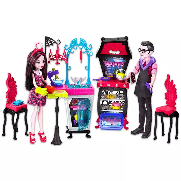 Monster High: Draculaura és Dracula játékszett