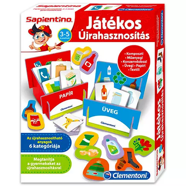 Clementoni-Sapientino: reciclare jucăuşă joc educativ în lb. maghiară