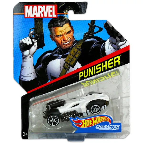 Hot Wheels Marvel karakter kisautók: Punisher kisautó