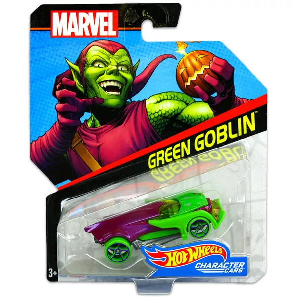Hot Wheels Marvel Character Cars: Maşinuţa Green Goblin