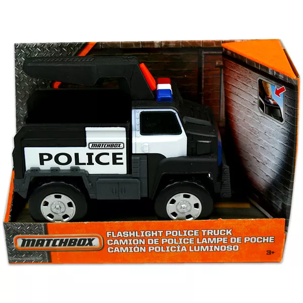 Matchbox Elemlámpák - Rendőrségi teherautó 