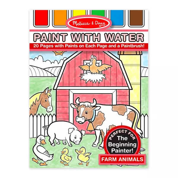 Melissa and Doug: festés vízzel - farm állatok