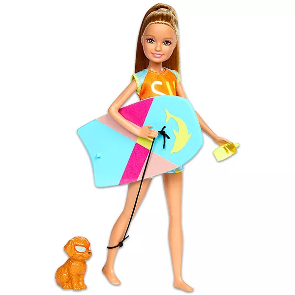 Barbie Delfin Varázslat: szőke hajú szörfös tini Barbie