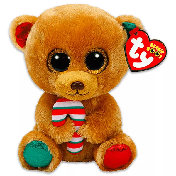 TY Beanie Babies: Bella figurină ursuleţ de pluş - 15 cm, maro