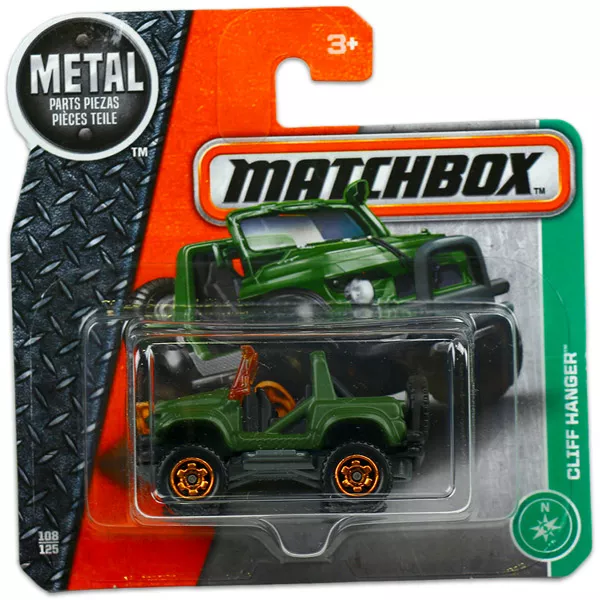 Matchbox: Maşinuţă Cliff Hanger - verde închis