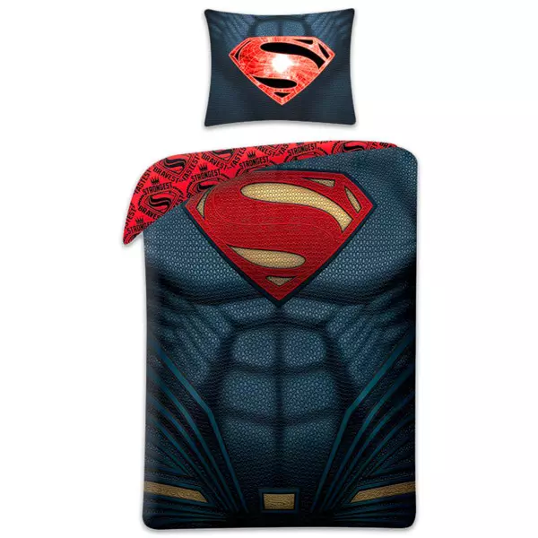 Superman: lenjerie de pat cu 2 piese