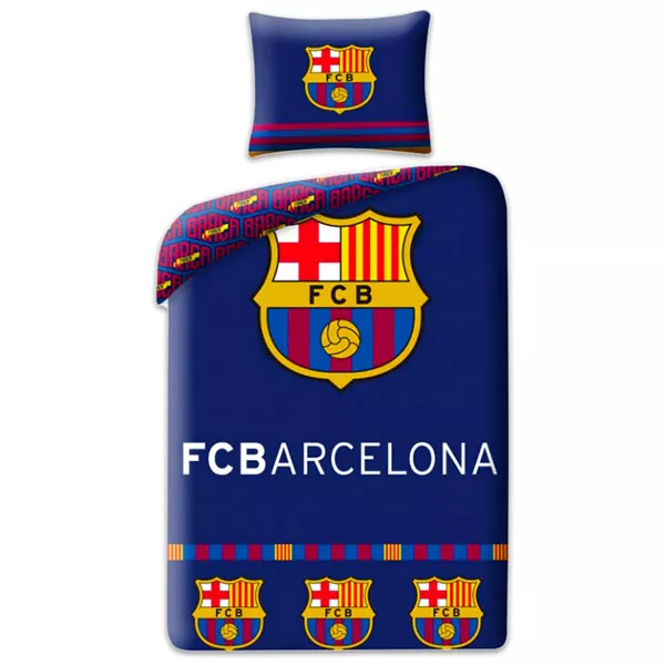 FC Barcelona: 2 részes ágyneműhuzat - kék