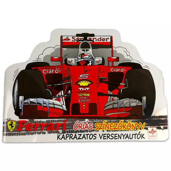 Káprázatos versenyautók - Ferrari óriás színezőkönyv