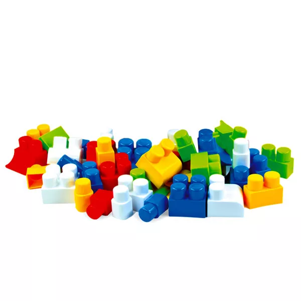 Maxi Blocks: 10 kg cuburi de construcţii mari din plastic 