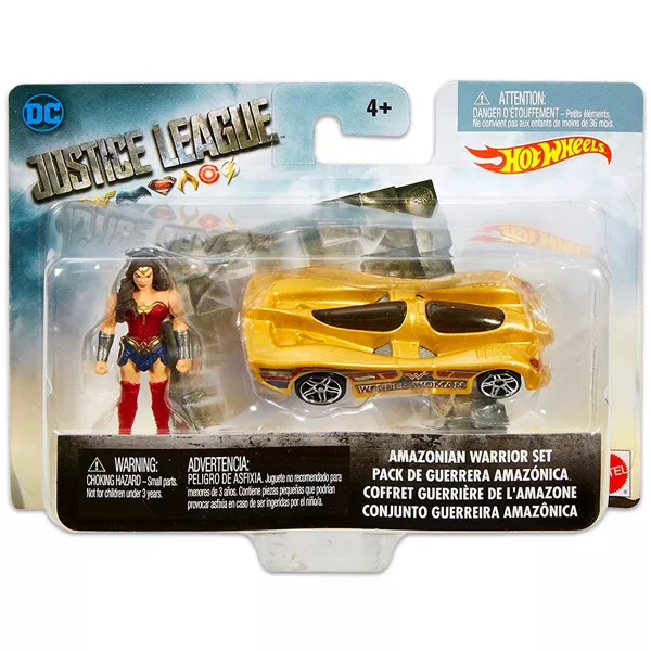 Hot Wheels Justice League: Wonder Woman - Set de joacă Războinic amazonian