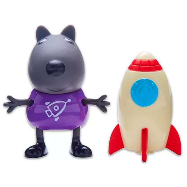 Peppa Pig: Figurina Câinele Danny cu rachetă