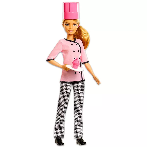 Barbie Careers dolls: Barbie cofetar, cu păr blond
