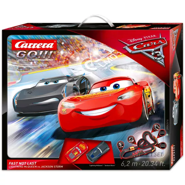 Carrera GO!!! Cars 3 pistă de curse